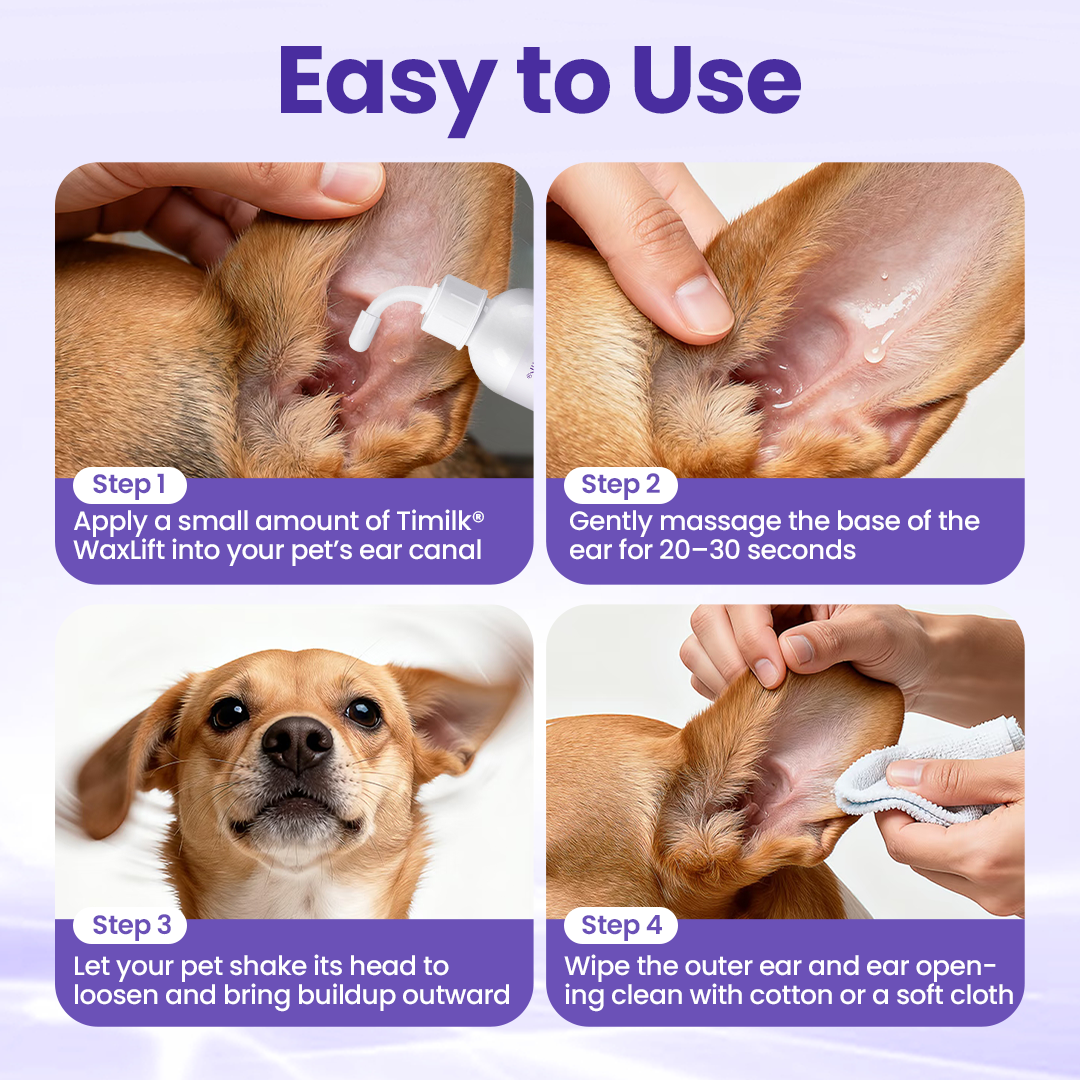 Timilk® WaxLift Pet Ear Rinse