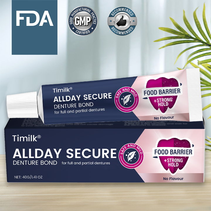 Timilk® AllDay Secure Denture Bond🌟
