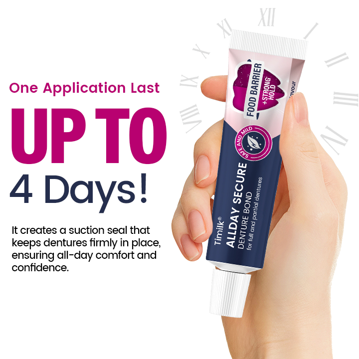 Timilk® AllDay Secure Denture Bond🌟