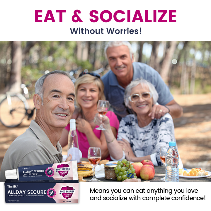 Timilk® AllDay Secure Denture Bond🌟
